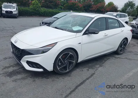 2023 Hyundai Elantra N Line из США, поврежденный, VIN KMHLR4AF0PU543893